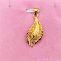 日韩仿黄金转运珠爱心花朵坠DIY 女士配饰锁骨项链越南沙金送女朋友老婆生日礼送女朋友七夕情人节礼物