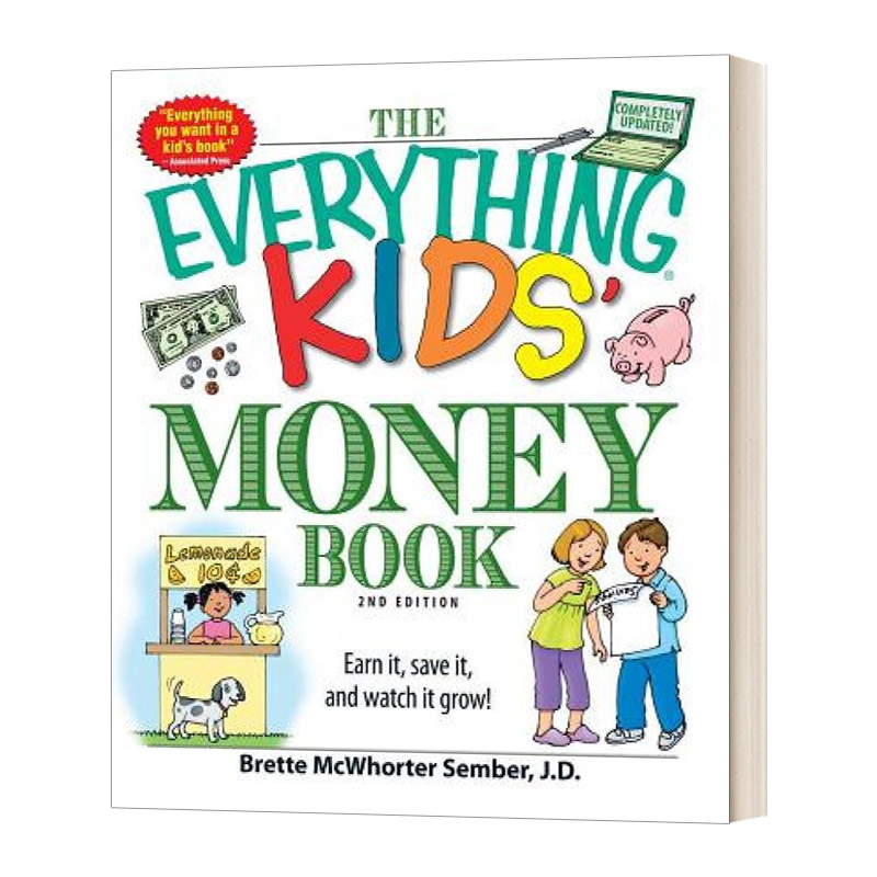 [正版]英文原版 The Everything Kids’ Money Book 孩子的财富书 英文版 进口英语原版书高清大图