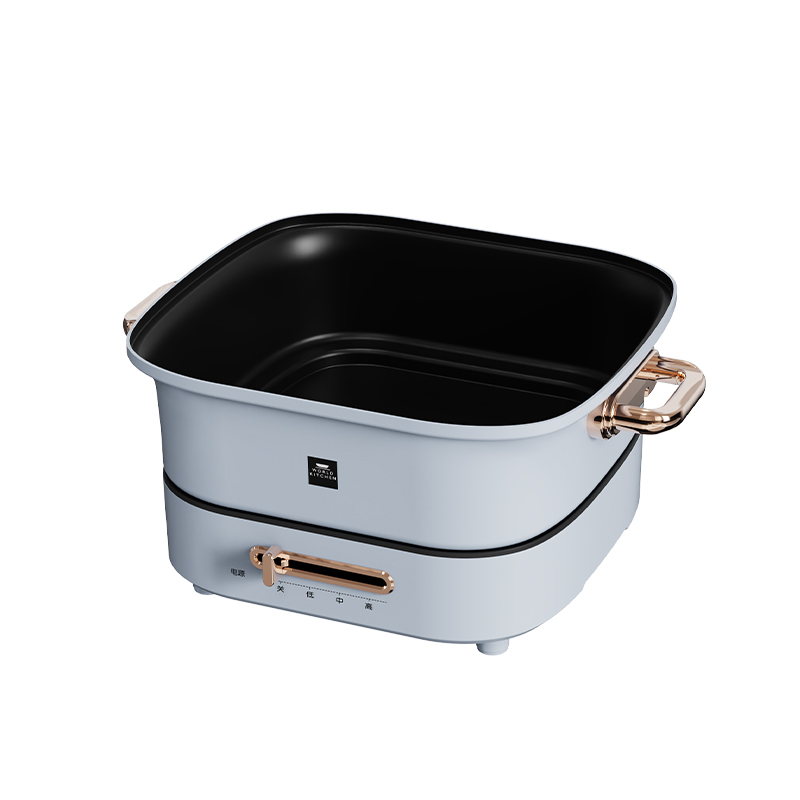 康宁/WORLD KITCHEN 多功能料理锅WK-HEHP/KZ 蓝色 4.5L高清大图