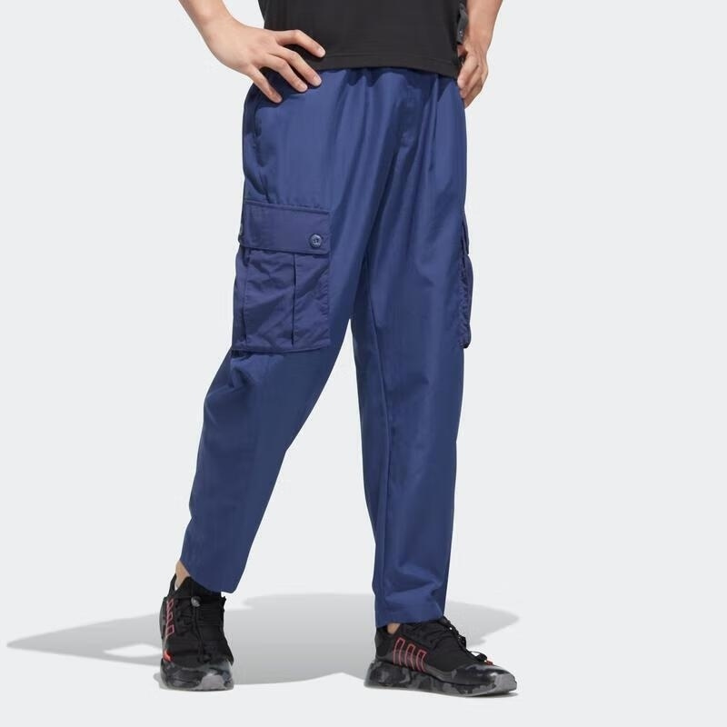 adidas/阿迪达斯运动梭织男裤新款健身训练休闲裤 HM8005 D