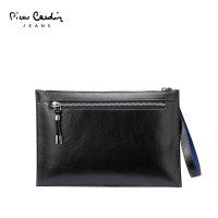 皮尔卡丹男士手包休闲男包商务信封包大容量软皮手抓包钱包挎包男士