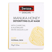 Swisse麦卢卡蜂蜜清洁面膜70g/瓶装 澳洲原装进口 深层清洁补水 涂抹式水洗面膜