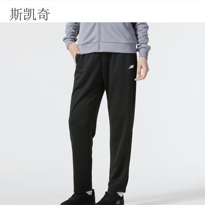 斯凯奇 女款针织长裤 P224W159-03K8XXL 条高清大图