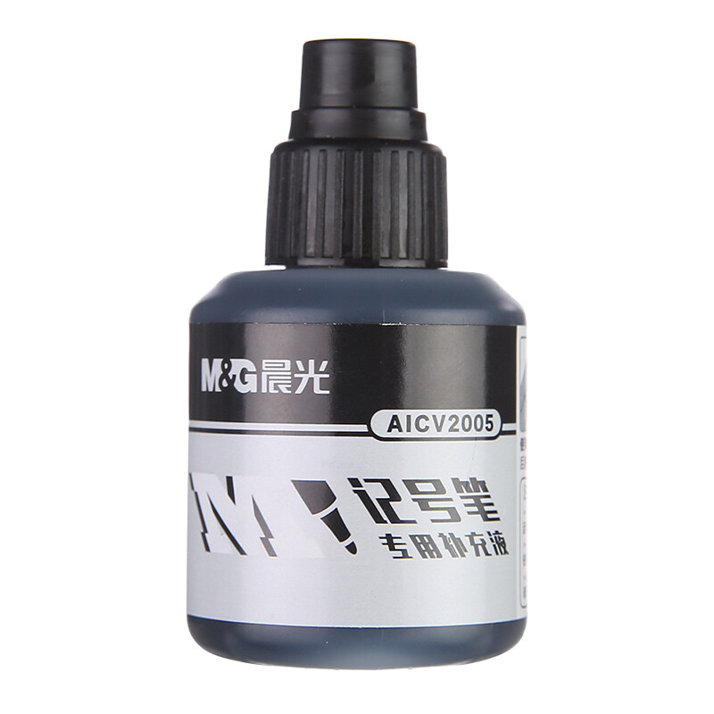 晨光 M&G 麦克笔补充液墨水 AICV2005 12ml (黑色) 瓶高清大图