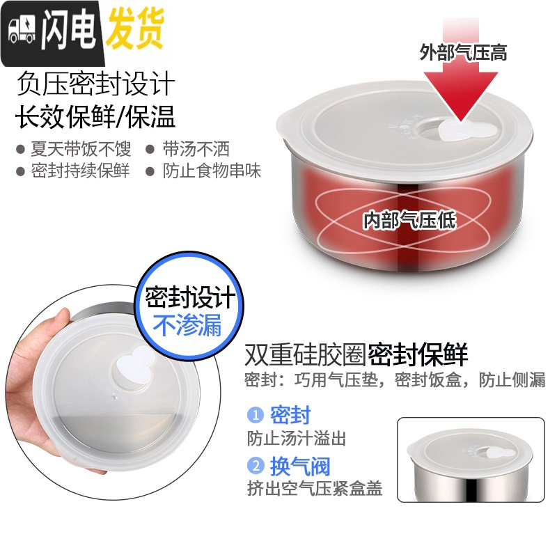 三维工匠电热饭盒可插电加热饭菜蒸煮饭小型多功能双层上班族的 粉色(级餐具款)