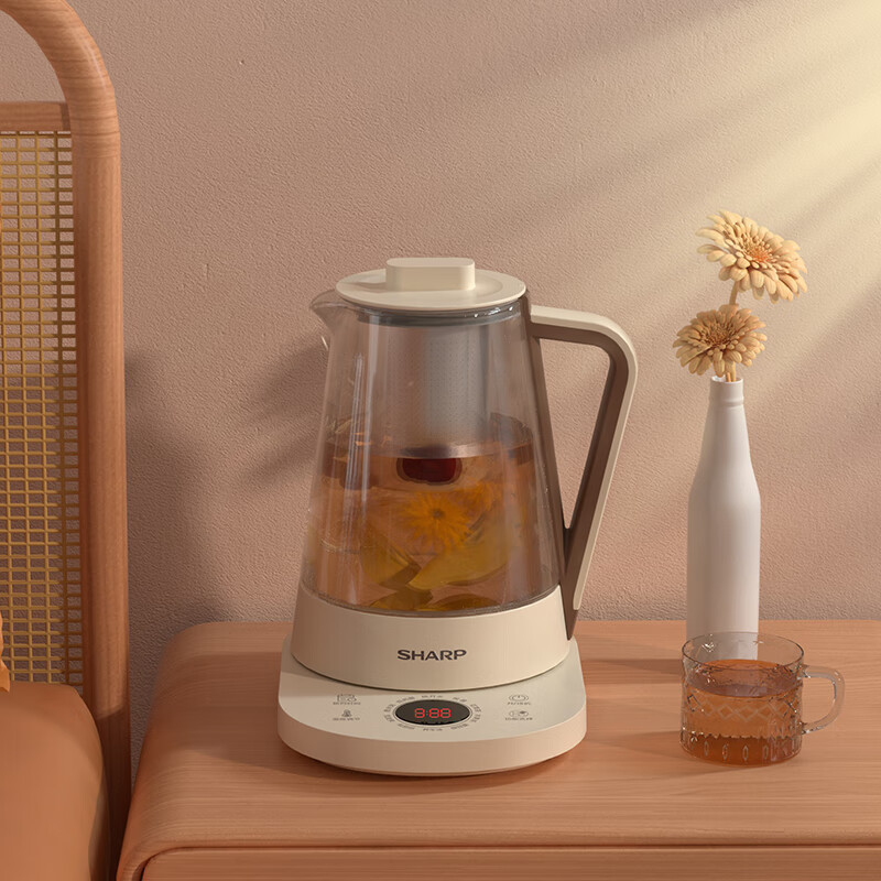 夏普/SHARP 液体加热器(养生壶) 1.5LKP-WT15L-W高清大图