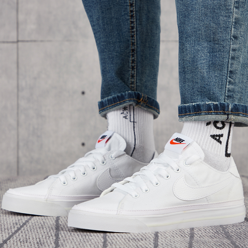 Nike/耐克 女鞋21新款WMNS COURT LEGACY舒适耐磨休闲板鞋 CZ0294-100高清大图