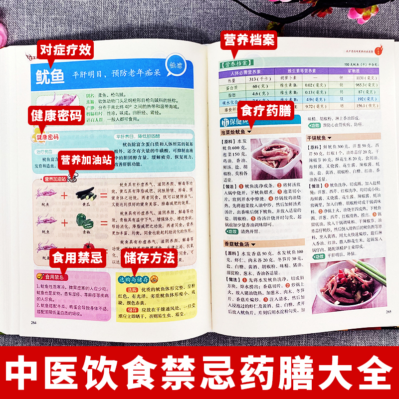 [正版]食物寒凉温热属性功效速查全书 中医养生药膳书籍中国食疗大全饮食宜忌家常菜谱书籍 膳食营养指南身体调理书五谷杂粮食高清大图
