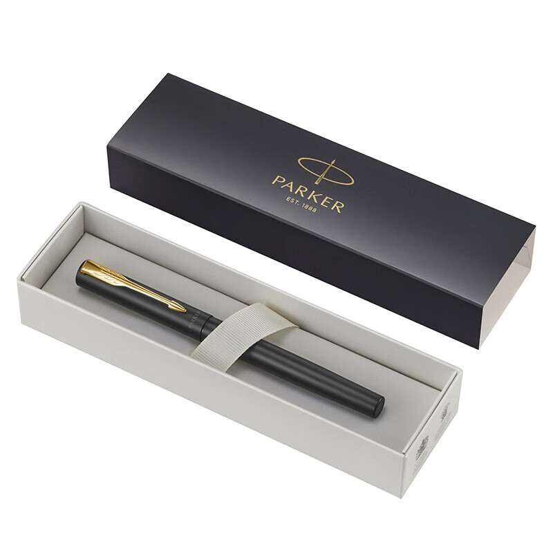 派克(PARKER)威雅XL经典黑金夹宝珠笔高清大图