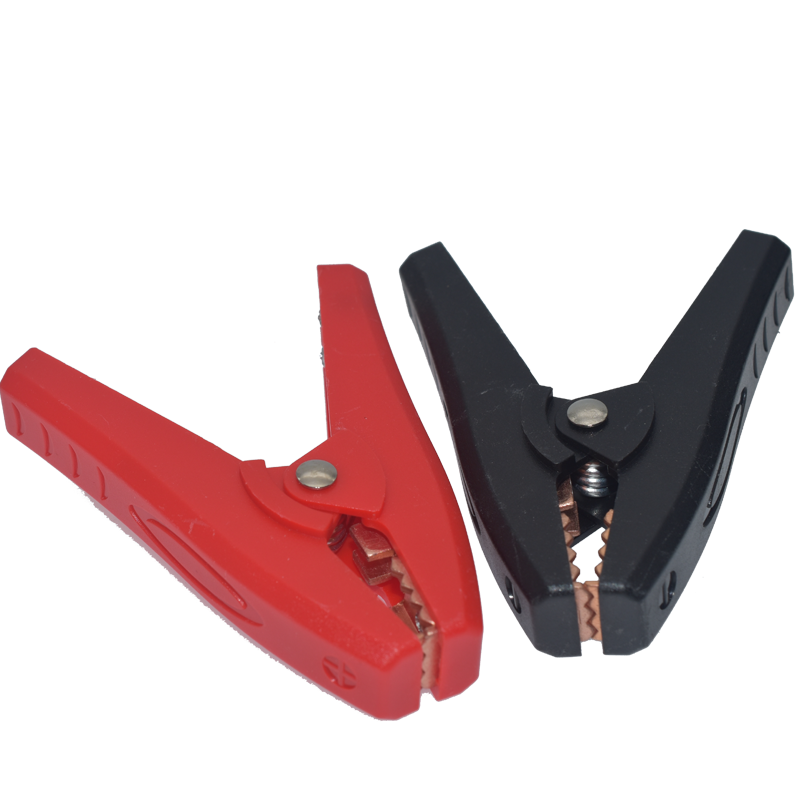 敬平镀铜纯铜汽车电瓶夹子大号电瓶充电夹子电瓶连接线夹子纯铜鳄鱼夹