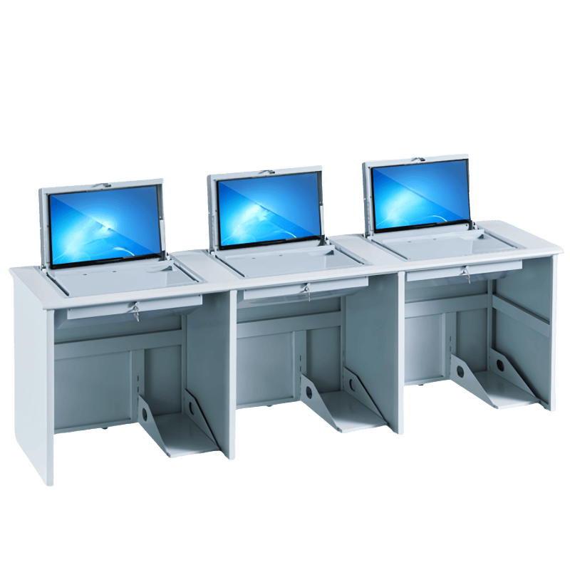 豫龙都电脑桌2.4m张高清大图