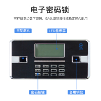 尔迈 钢制枪柜加厚管制器械保管柜密码锁枪弹存放柜双锁机械锁带滚轮 灰白款 40支短枪 1.8米