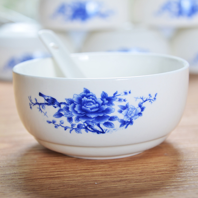 青花瓷碗套装1碗1勺 TC-193 陶瓷单人份 (套)