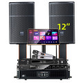 山水（SANSUI）SQ12家用电视组合功放套装唱歌商用设备音箱 SQ12专业箱+功放+效果器+美声话筒+2T点歌机