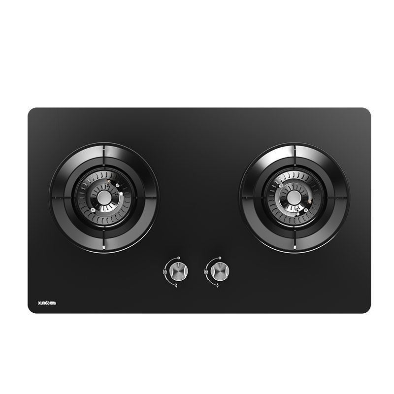 迅达灶具家用双灶70%热效率猛火燃气灶D1(液化气)高清大图