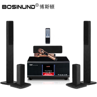 bosinund/博斯顿SD107S+60木质5.1声道家庭影院KTV唱歌电视音响套装功放蓝牙 同轴光纤 低音炮 蓝牙