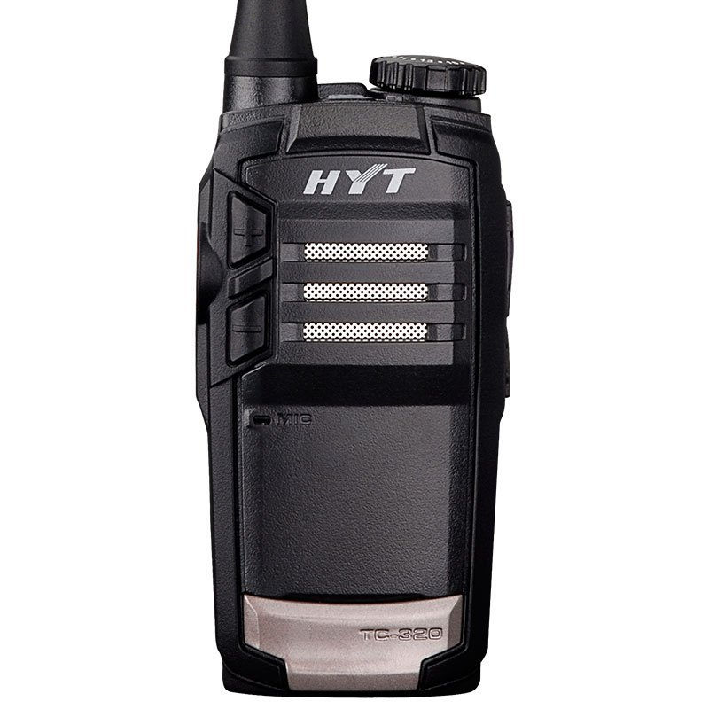 海能达(Hytera)TC-320商用民用专业手持对讲机 黑色 400-420MHZ