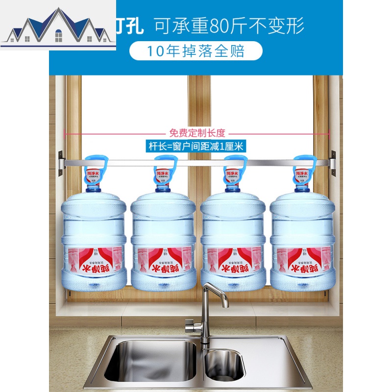 水不锈钢碗碟架沥水架放碗架厨房窗台置物架窗户壁挂免打孔收纳 三维工匠高清大图