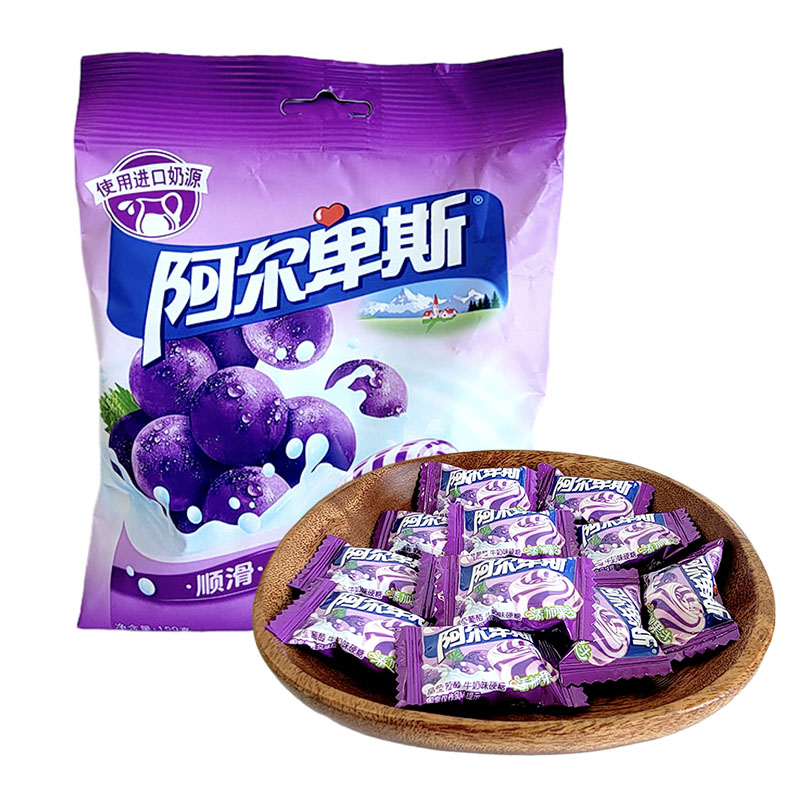 阿尔卑斯特浓牛奶硬糖焦香源味草莓缤纷乐果袋装150g婚庆结婚喜糖高清大图