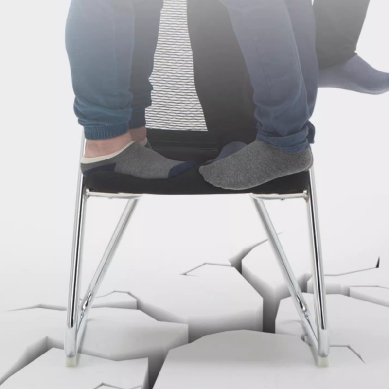 伟樽办公椅黑框海绵坐垫520*560*900mm把高清大图