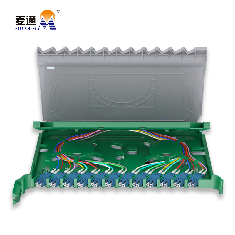 麦通 ODF箱 光纤配线箱 熔接24口满配 单模LC/PC /台高清大图