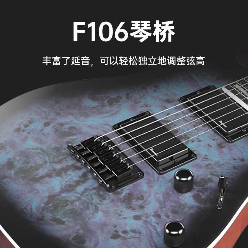 Ibanez依班娜电吉他GRG121PAR 初学者男女生入门吉他 KBF爆裂黑色