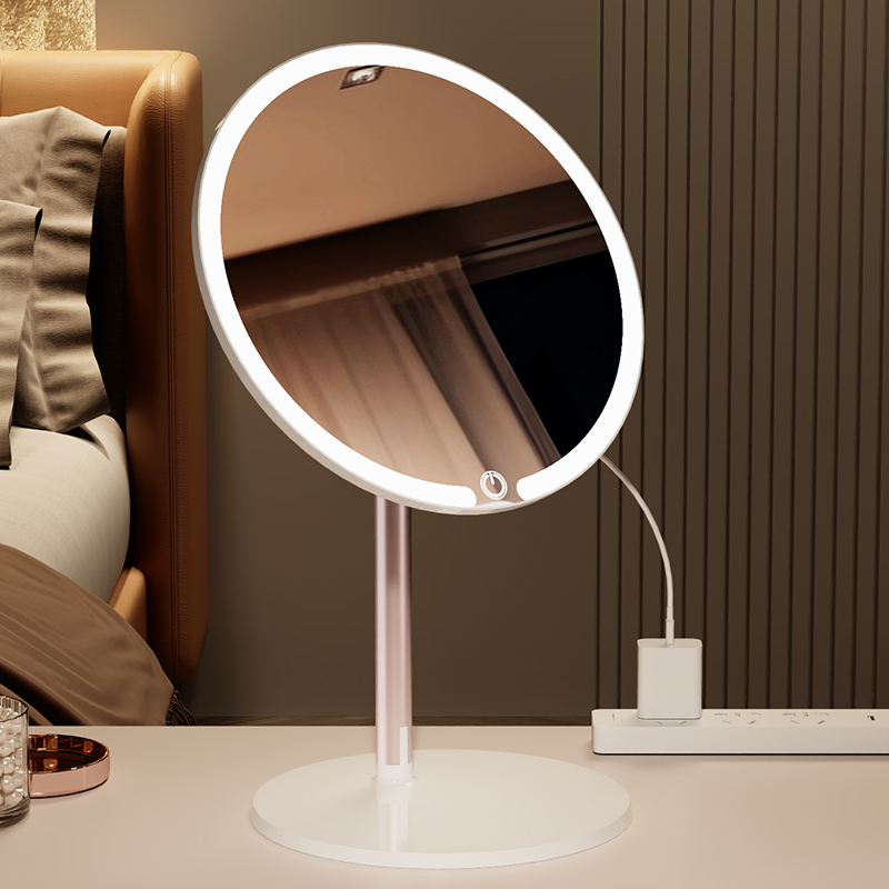 丽特斐 LED化妆镜A01白色1200毫安高清大图