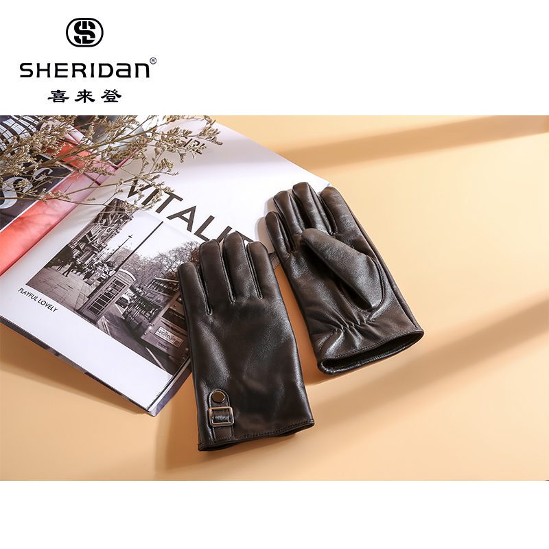 喜来登SHERIDAN男士加绒手套NL171201S高清大图