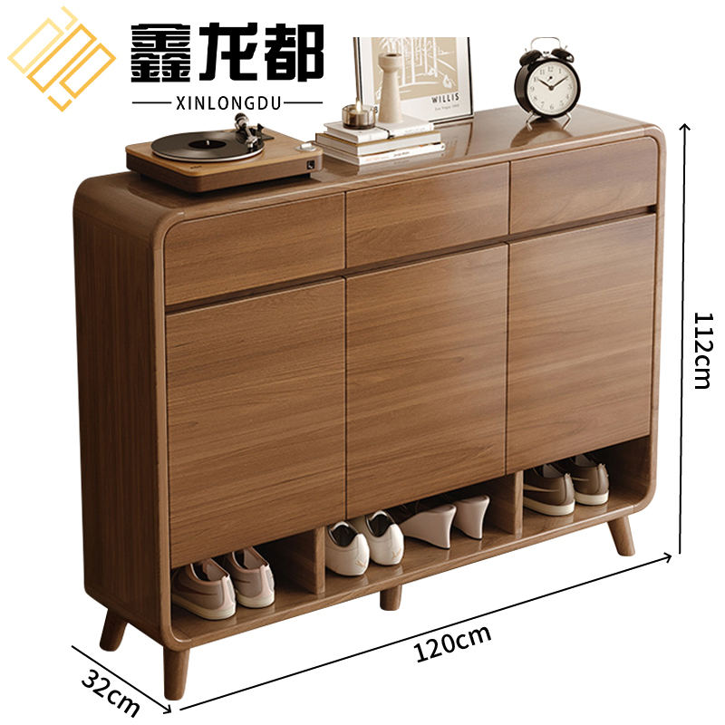 鑫龙都木质鞋柜高清大图