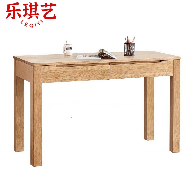 乐琪艺 书桌 两抽 80*56*76cm 张高清大图
