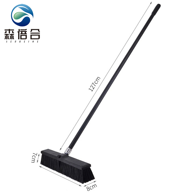 森倍合 长柄硬毛地刷加宽地板刷卫生间地刷 60cm/把