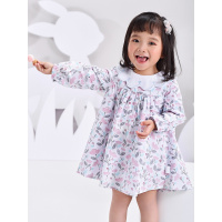 [8折价:47.2元]铅笔俱乐部童装女童连衣裙纯棉儿童公主裙春装新款小童清新甜美