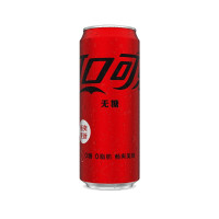 可口可乐 零度无糖330ml*24罐/箱
