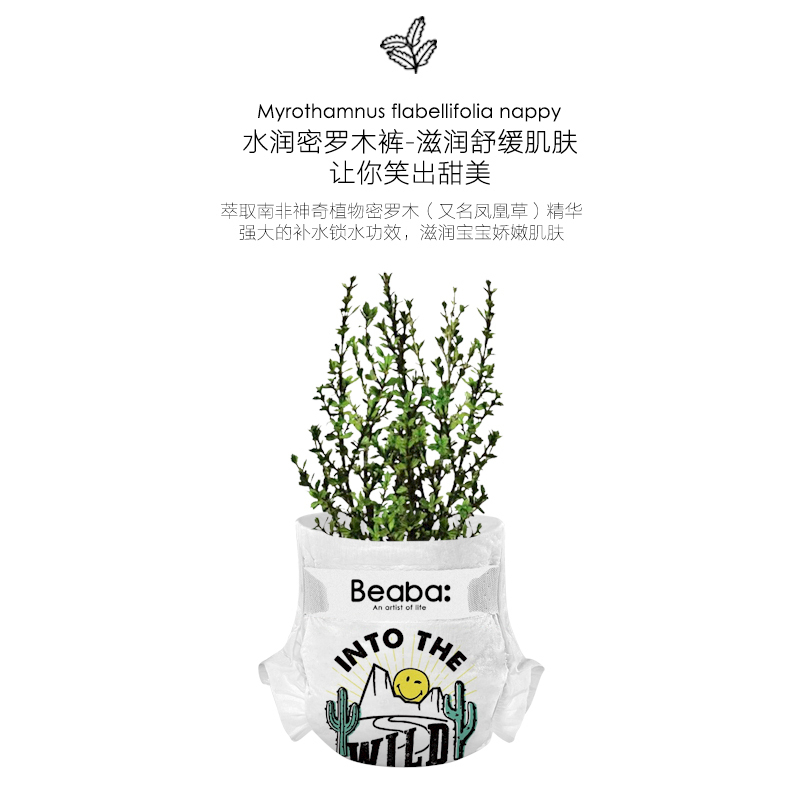 BEABA Smiley 笑脸系列纸尿裤S码38片