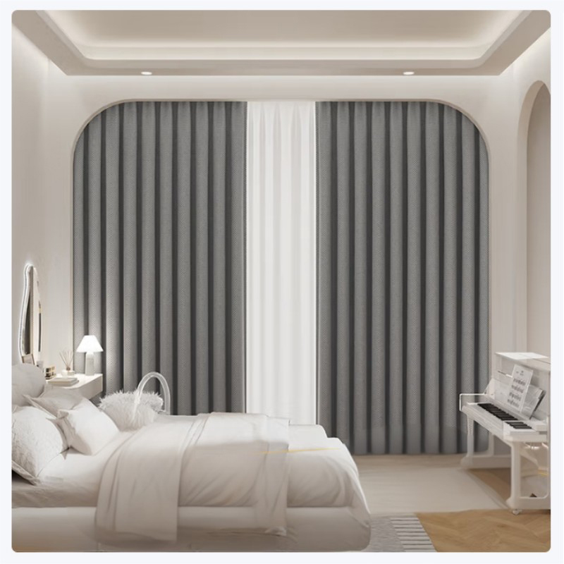 千丰QFCL13 1m*1m窗帘 (计价单位:米) 灰色高清大图