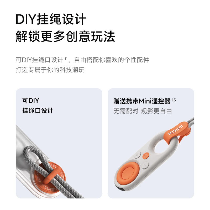 极米Play6 投影仪便携家庭影院 1080P云台投影 一体式隐藏支架 哈曼卡顿音响 Play5升级高清大图