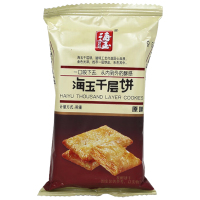 海玉休闲饼干芝麻饼干酥薄脆非油炸休闲零食咸香千层饼甜味500g