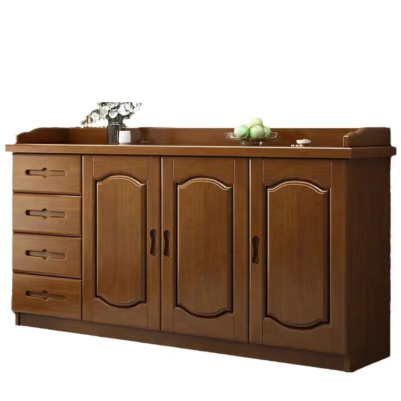 5米收纳储物柜立柜矮柜茶水柜置物架简约现代中式备餐柜