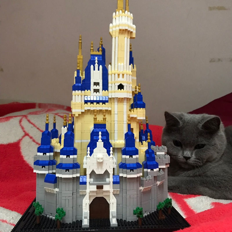 瓦西里大教堂建筑模型积木迪士尼城堡小颗粒拼装兼容乐高拼图玩具