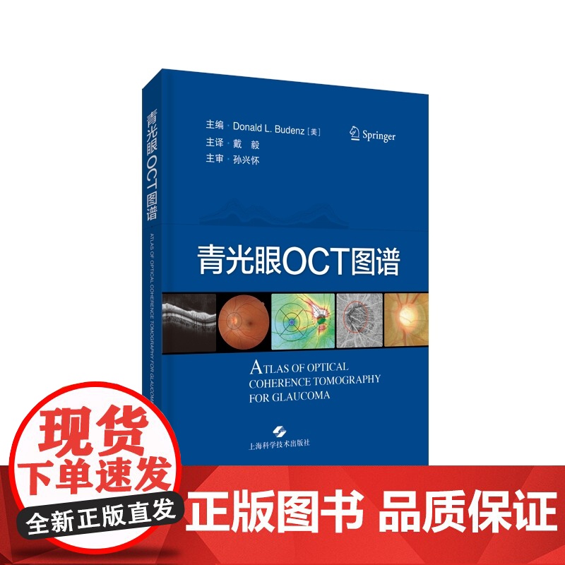 青光眼OCT图谱 相干光层析成像术OCT发展青光眼中应用基础视乳头视网膜参数戴毅主译上海科学技术出版社眼科学高清大图