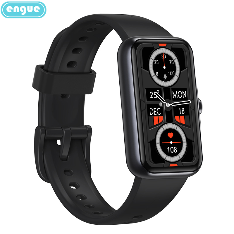 恩谷(ENGUE) 智能健康心率血压运动手环 EG-T5黑色高清大图