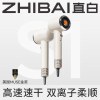 直白电吹风机 绿色 小米有品MI精选推荐 正负双离子护发高速吹风筒速干家用大风力便携小巧宿舍降噪大功率理发店