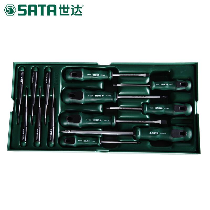 世达(SATA) 工具托组套-13件螺丝批 09913 (单位:套)