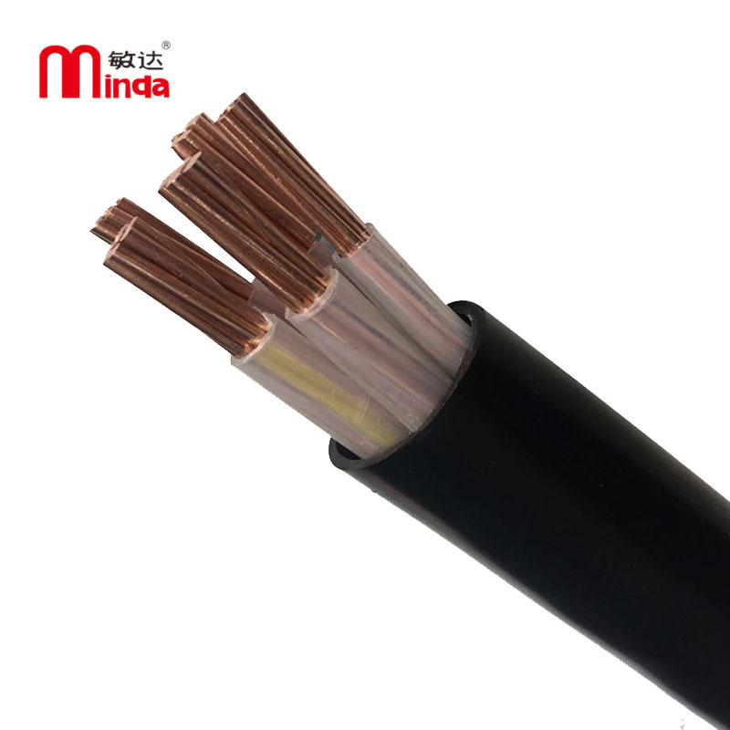 敏达电线电缆阻燃ZR YJV 3X50十1X25 国标纯铜 三相四线50平方