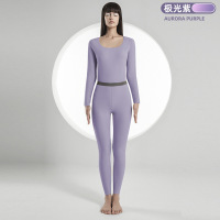 班蒂纳儿童保暖内衣男女中青年圆领秋衣秋裤德绒保暖防寒打底套装JYBT003