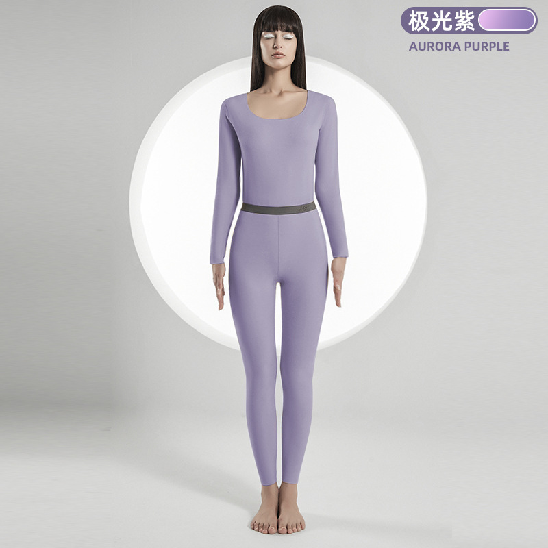 班蒂纳儿童保暖内衣男女中青年圆领秋衣秋裤德绒保暖防寒打底套装JYBT003