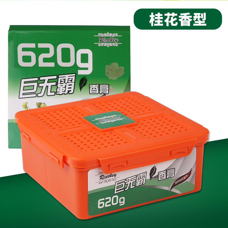 淘尔杰TAOERJ车用香水巨无霸香膏车载固体创意香薰摆件汽车空气清新剂香膏[桂花香 620克]