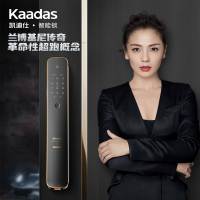 凯迪仕（Kaadas）智能锁兰博基尼传奇红古铜全自动推拉式指纹锁家用防盗门锁磁卡锁电子锁密码锁防猫眼锁
