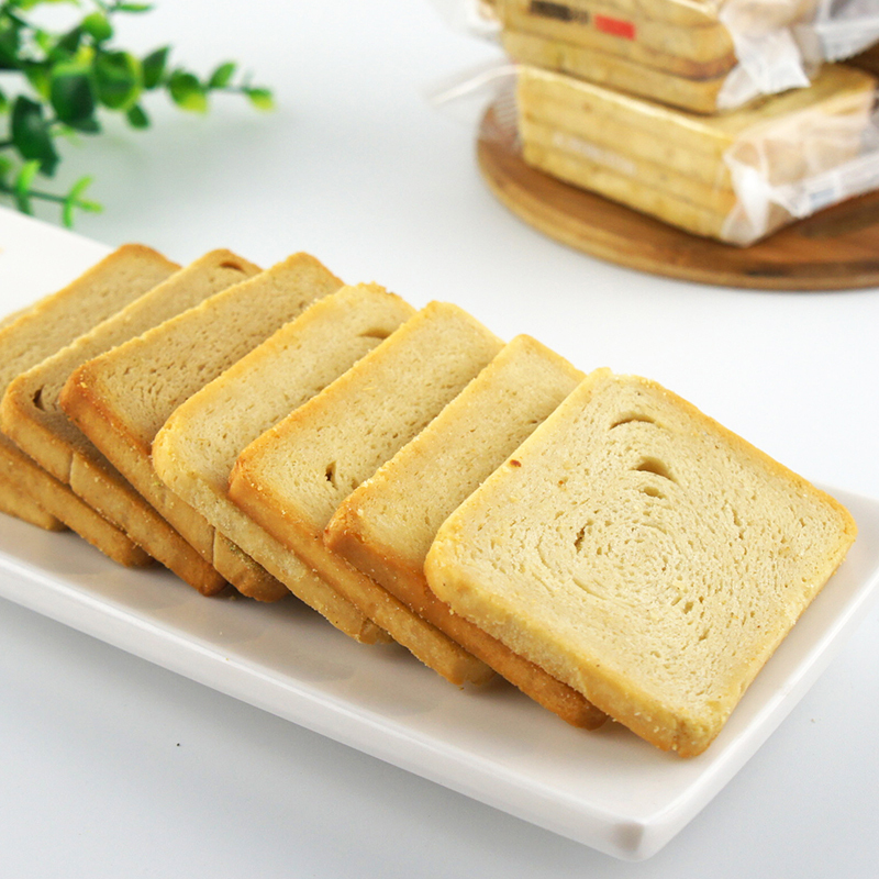 无糖食品店麦纯士馍片500g馒头片馒头干零食糕点视频