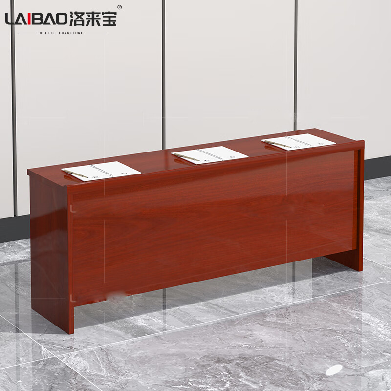 金扎特 会议室会议桌长条桌员工培训桌办公会议桌长桌1800*600*750mm高清大图